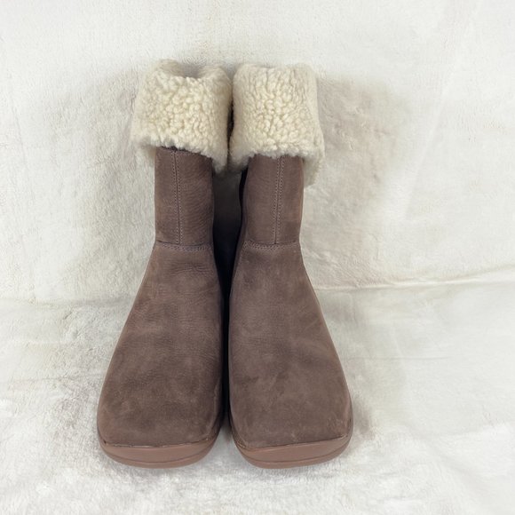 NEW Merrell Womens Encore Q2 Leather Espresso Mid-Calf Winter Snow Boots J94904 - Picture 4 of 12